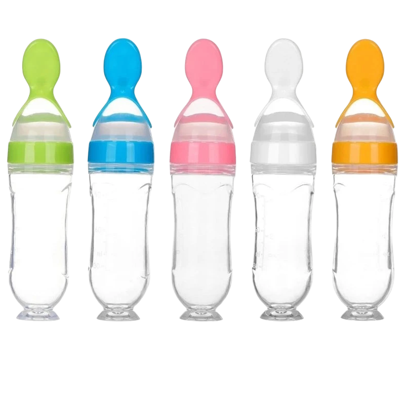 Baby Spoon Bottle Feeder Dropper Silicone Spoons for Feeding Medicine Kids Toddler Cutlery Utensils Children Accessories Newborn