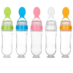 Baby Spoon Bottle Feeder Dropper Silicone Spoons for Feeding Medicine Kids Toddler Cutlery Utensils Children Accessories Newborn