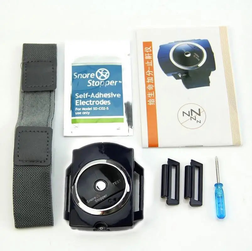Anti-Snore Wristband Device - Black