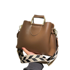 Autumn and winter textured large bag for women 2021 new style fashionable and simple wide shoulder strap women's bag versatile and atmospheric casual mom bag