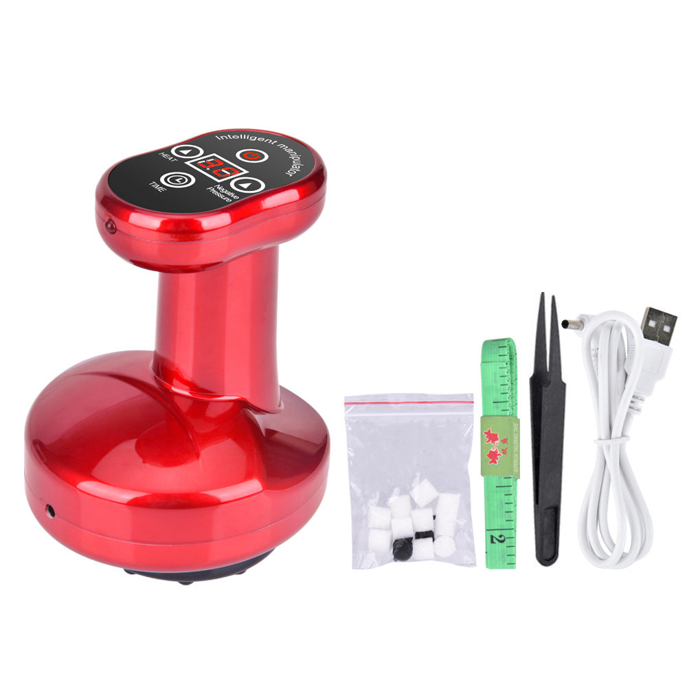 Cross-border explosive product electric scraping cupping device home health massage  fever physiotherapy instrument meridian dredging instrument