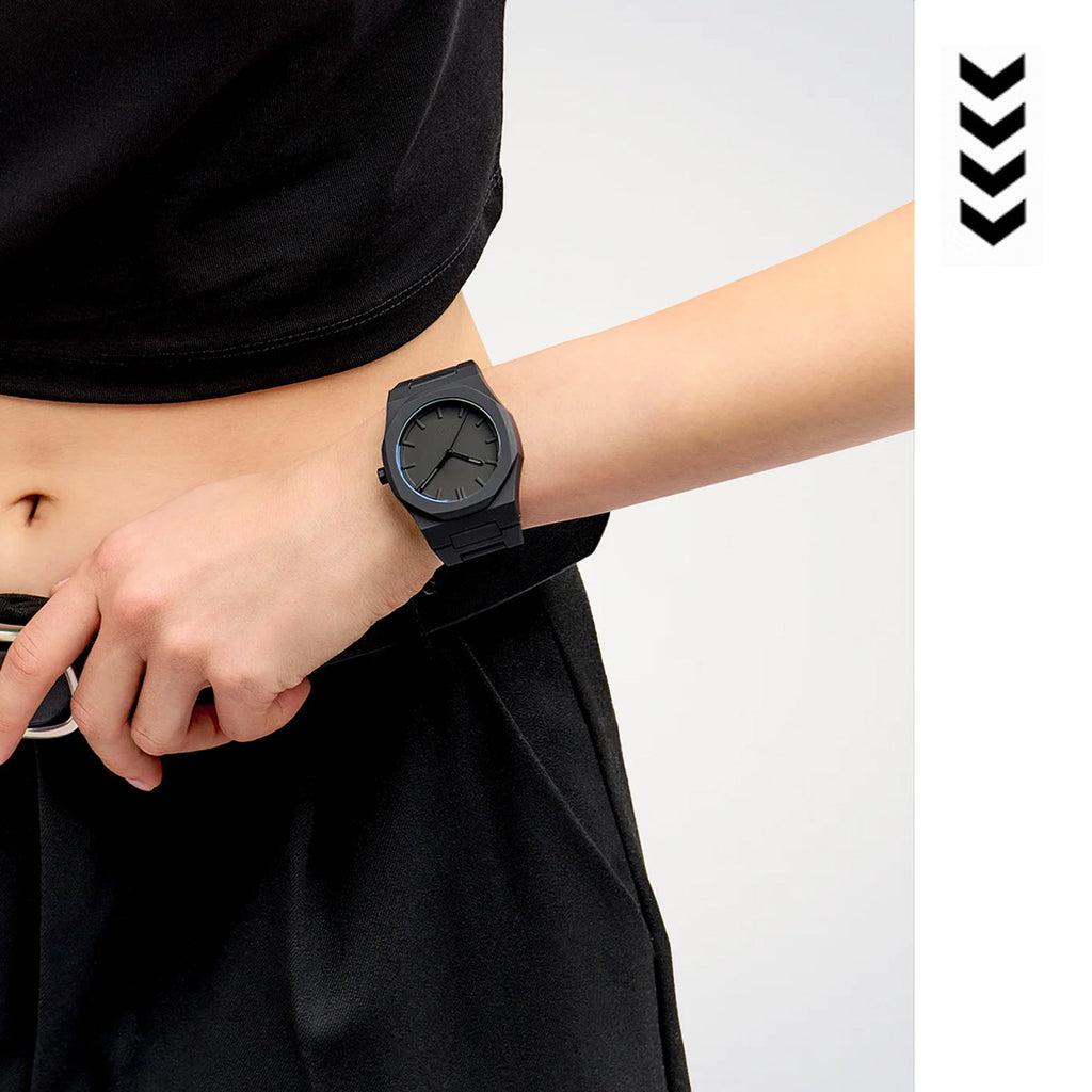 Women's Large Dial Watch - Plastic Strap