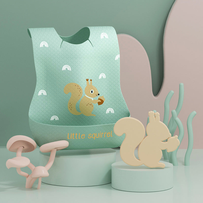 Wholesale bibs for infants and young children ins newborn baby eating absorbent children's disposable bibs