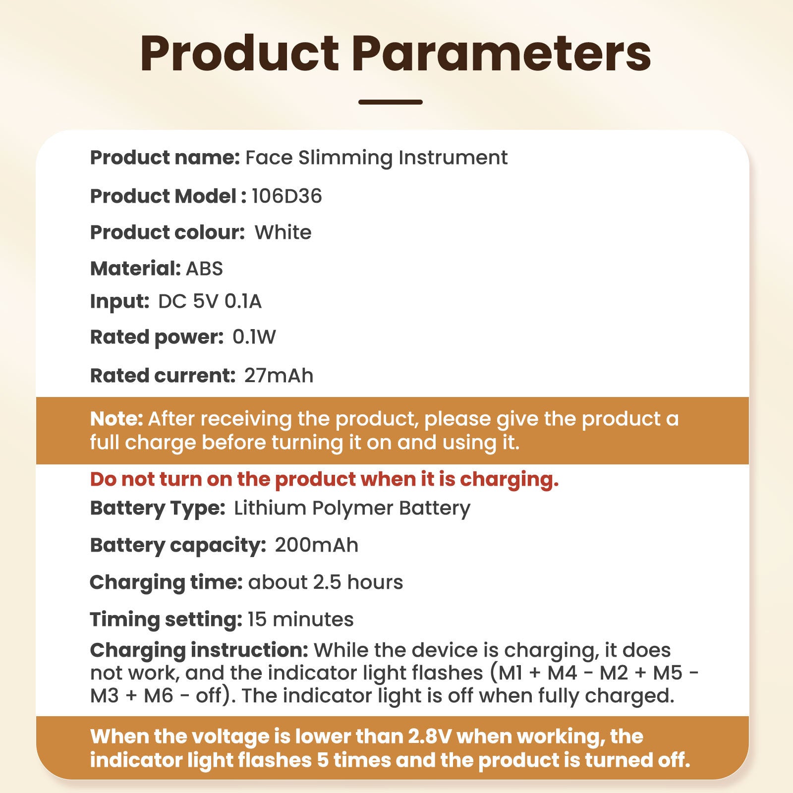 6-mode 8-level microcurrent EMS face slimming device, V-shaped facial massage, kneading, acupuncture, hammering, lifting, acupressure. (Cross-border product)
