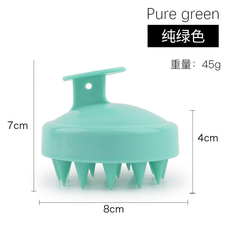 Factory direct sales of silicone shampoo brush, multi-functional massage brush, wet and dry shampoo comb, shower massage shampoo brush.