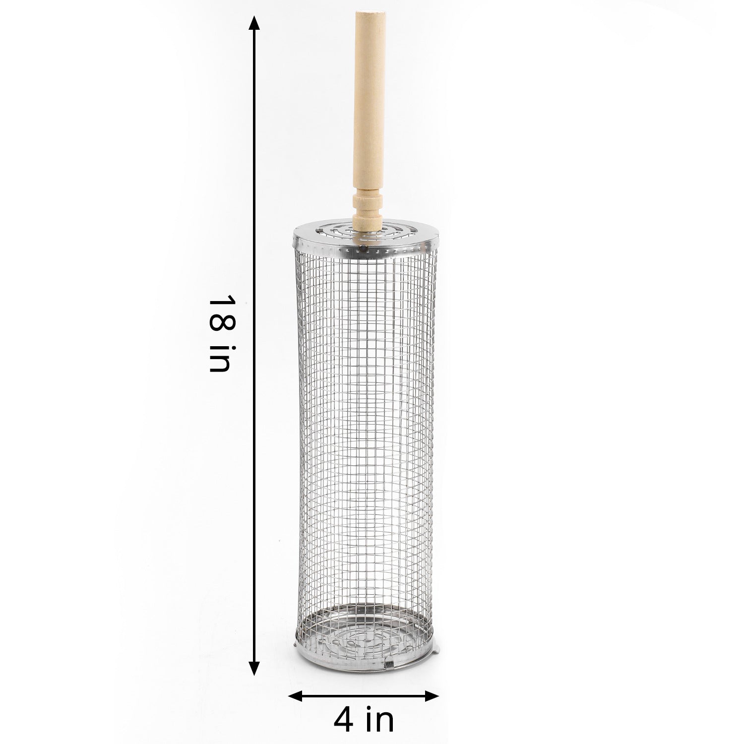 Amazon Rolling BBQ Basket Outdoor BBQ Grill Basket 304 Stainless Steel Perforated BBQ Tube BBQ Net