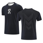Men's Quick-Dry Mesh T-Shirt - Short Sleeve, Crew Neck