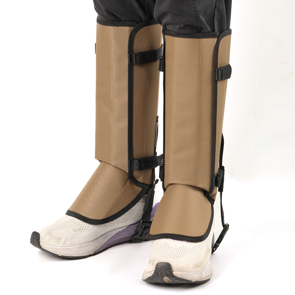 Outdoor mountaineering camping anti-scratch knee pads jungle anti-mosquito anti-snake bite anti-scratch leggings thick waterproof snow cover