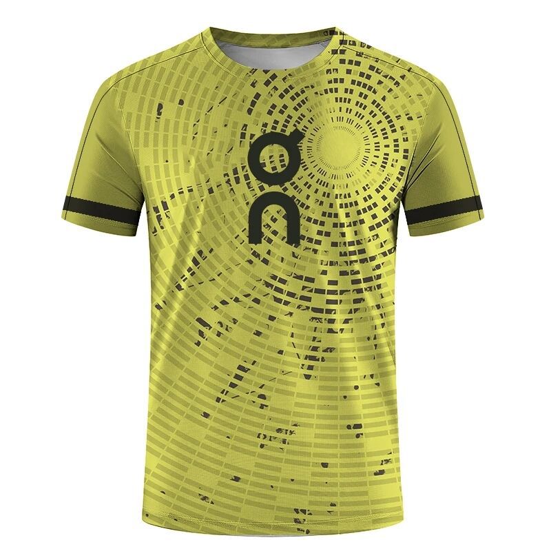 Men's Quick-Dry Mesh T-Shirt - Short Sleeve, Crew Neck