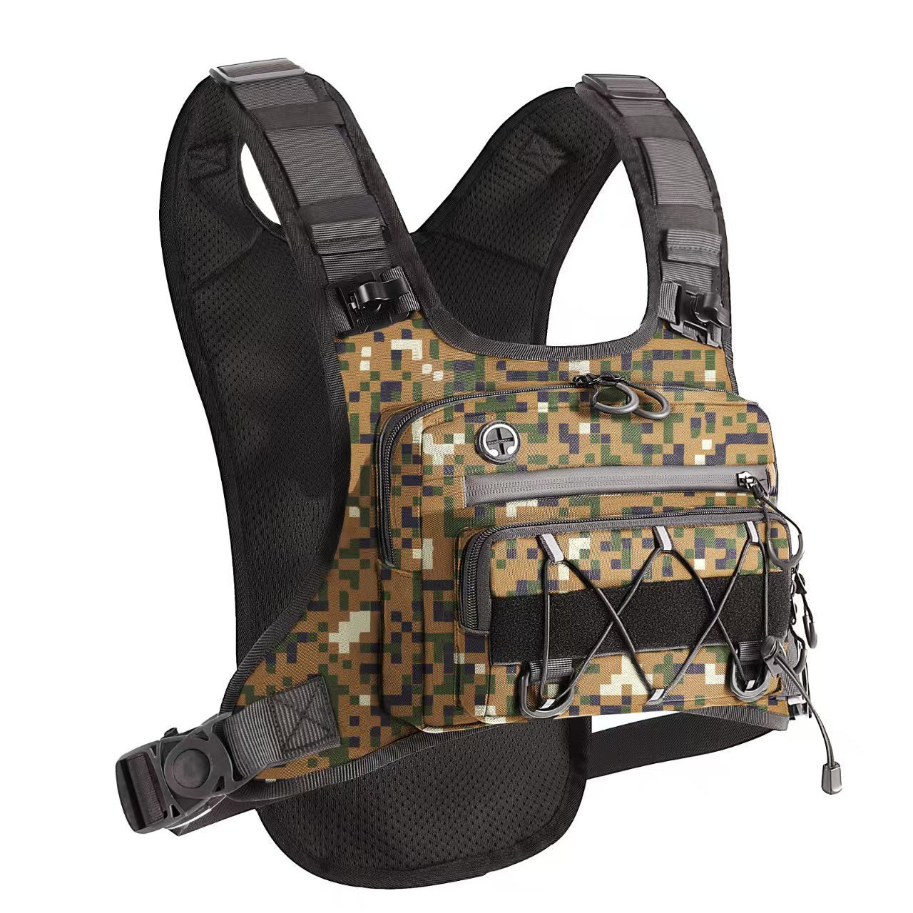 New tactical chest pack, multi-functional trail running bag, travel portable hiking bag, cycling backpack, Amazon bestseller.