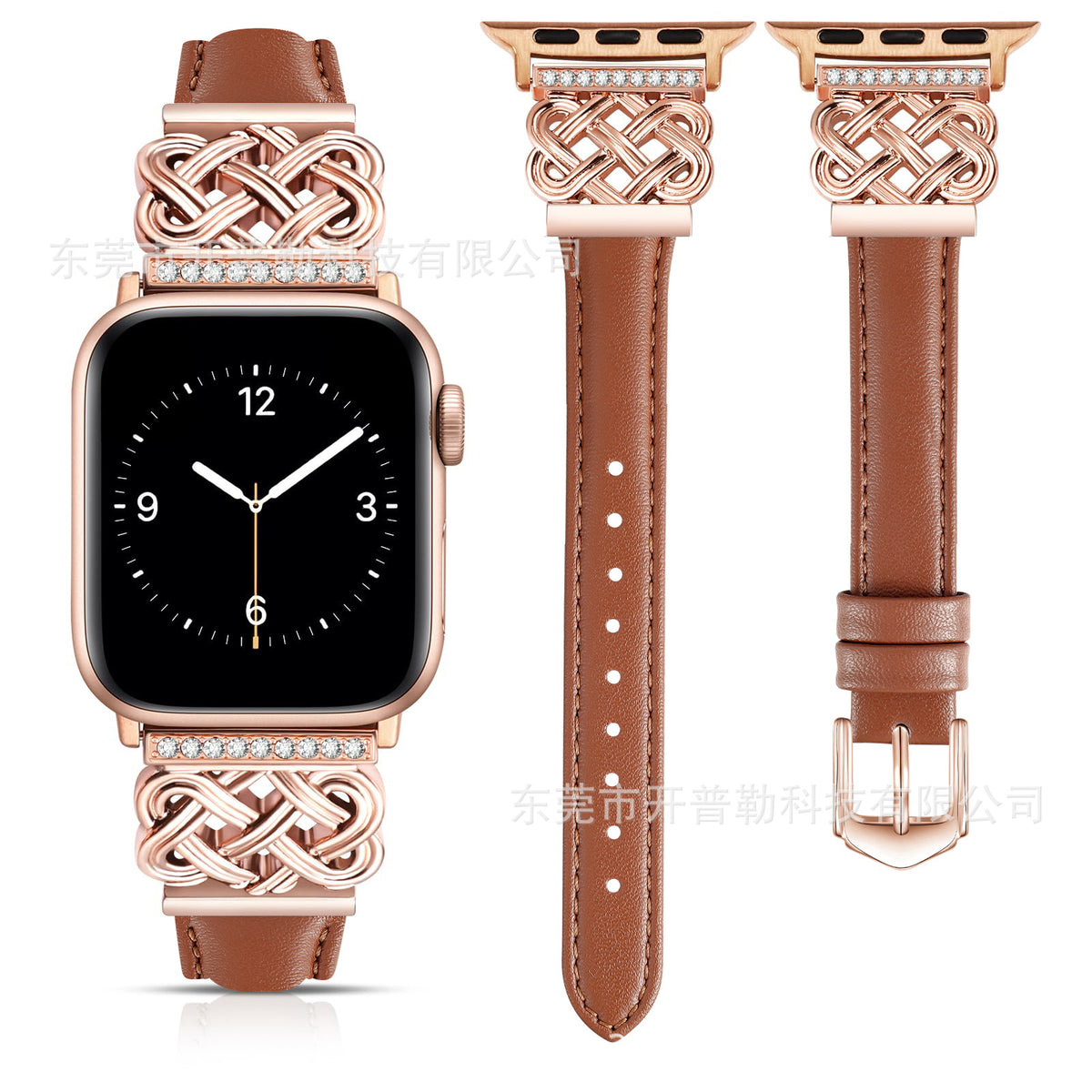 Chinese Knot Metal Watch Strap - Apple Watch Compatible