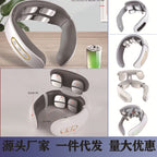 Multi-head neck massager intelligent cervical massager pulse therapy neck protector charging hot compress cervical massager