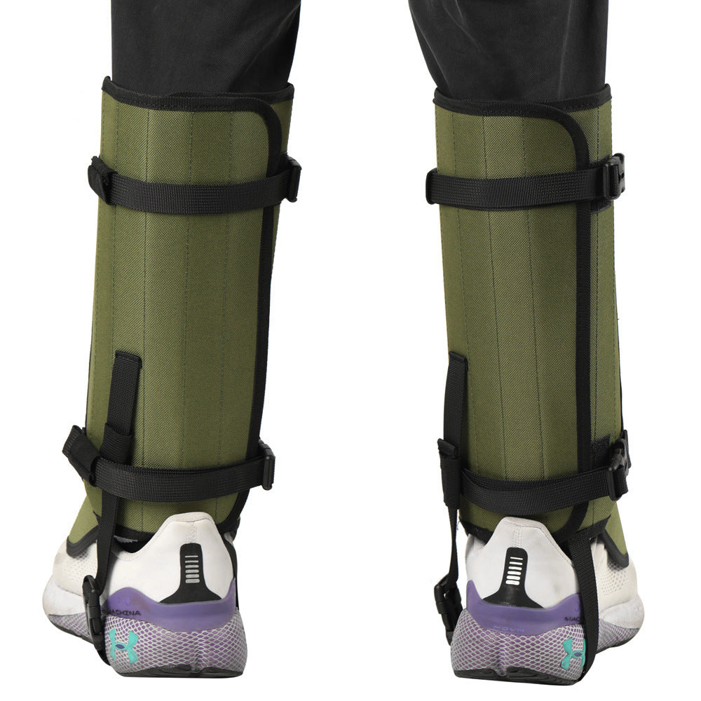 Outdoor mountaineering camping anti-scratch knee pads jungle anti-mosquito anti-snake bite anti-scratch leggings thick waterproof snow cover