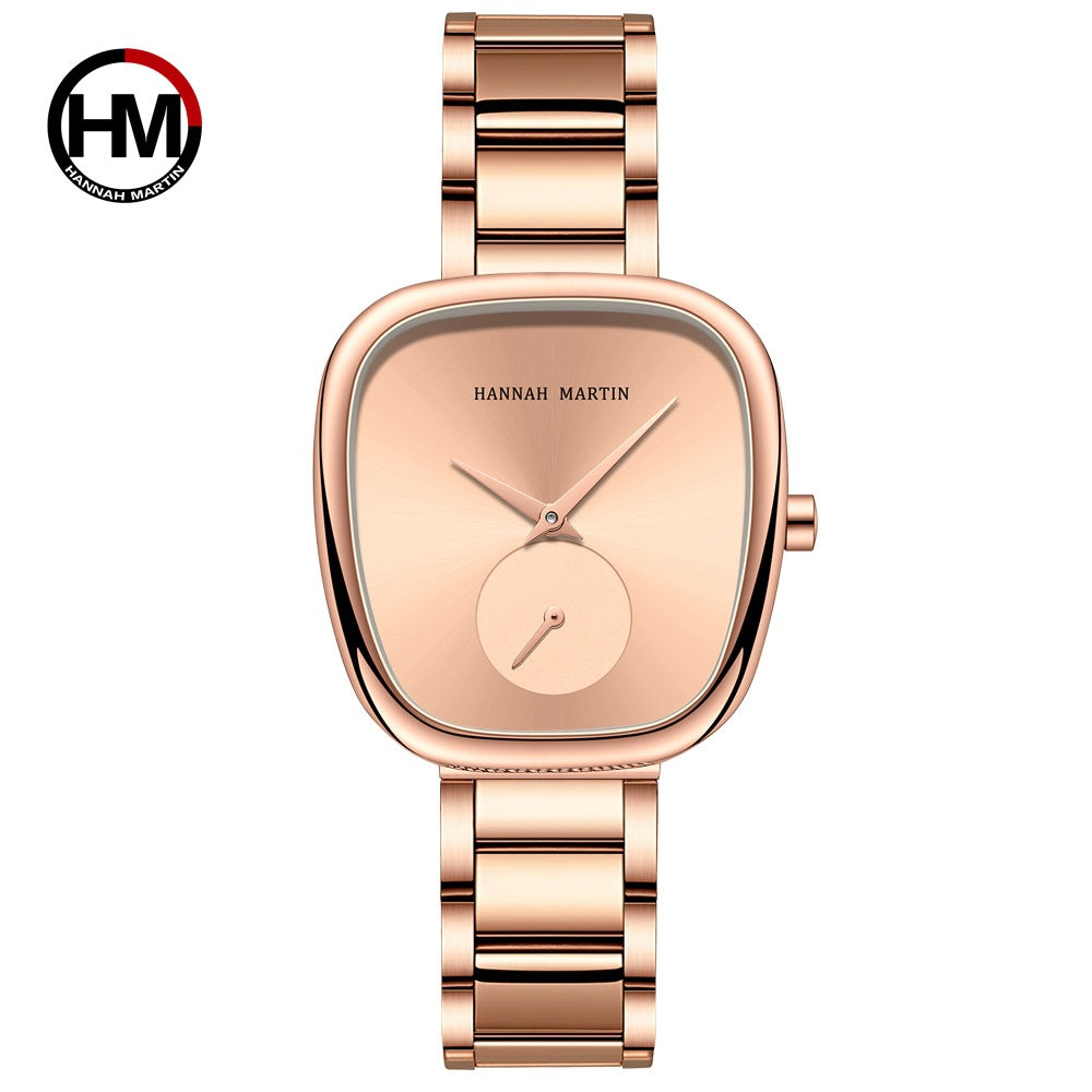 Women's Steel Barrel Dial Quartz Watch - Two-Hand