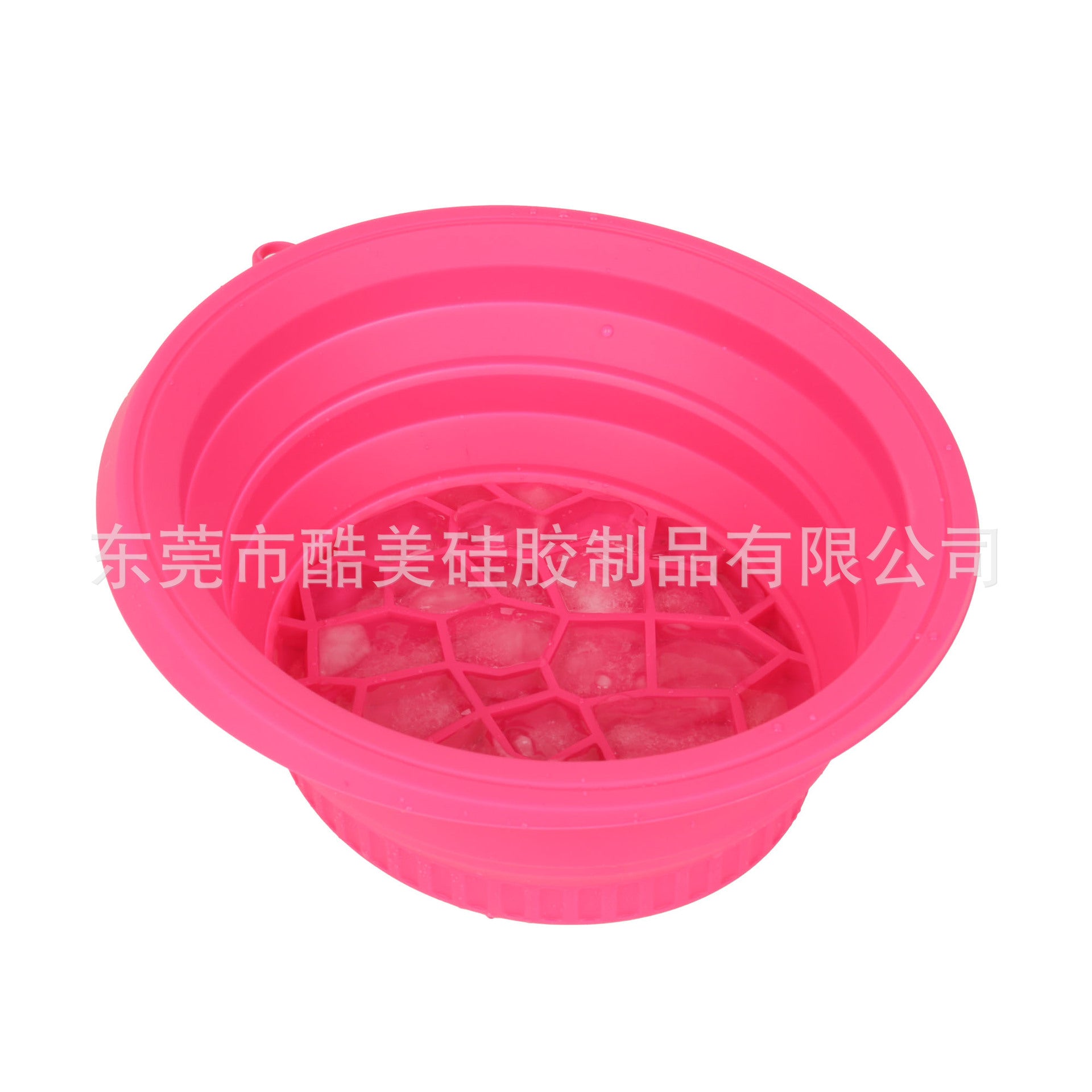 Silicone foldable ice compress basin facial ice compress beauty device ice facial folding washbasin