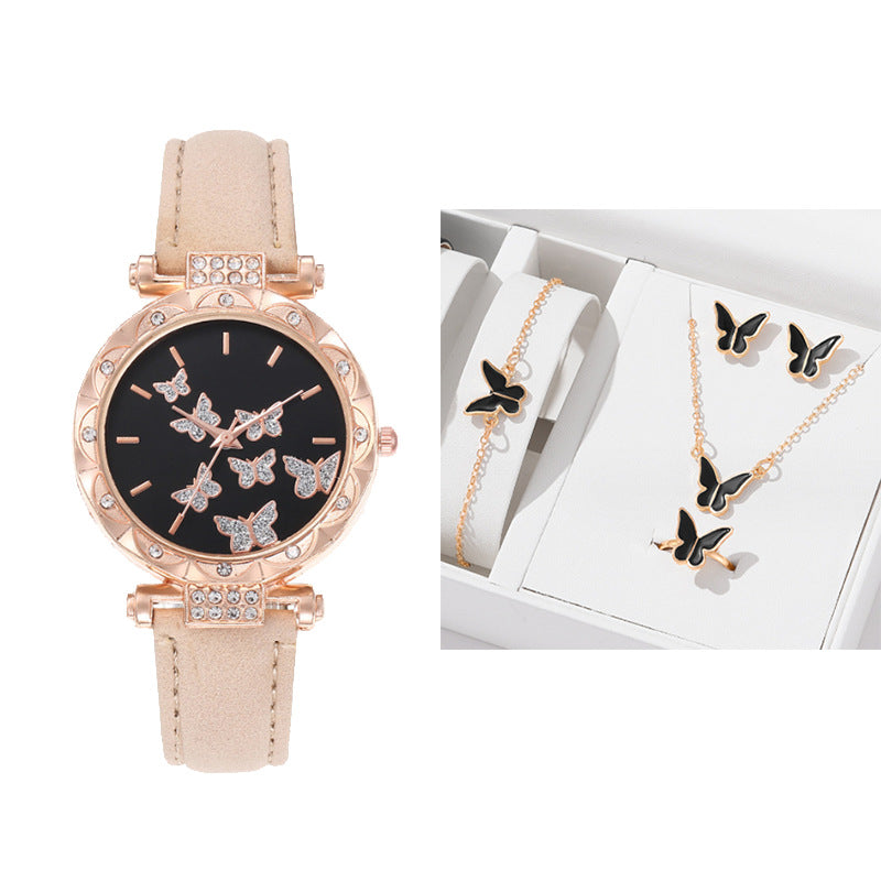 Women's Butterfly Design Watch - Simple, Casual