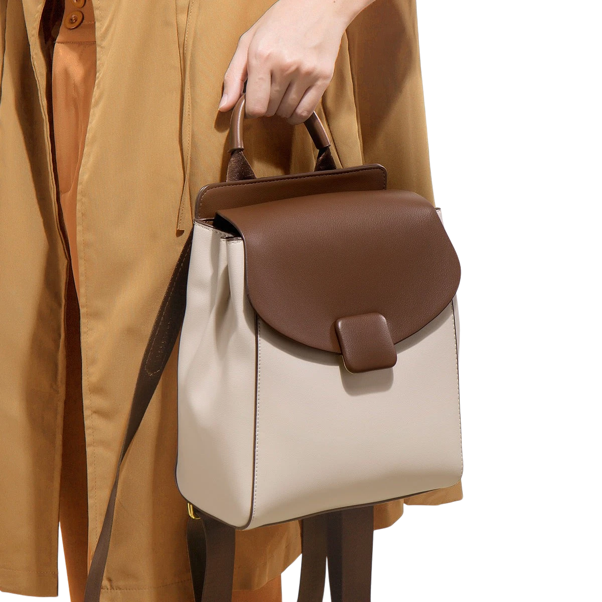 High-end backpack 2023 new fashion small backpack leisure large capacity commuting college student travel schoolbag