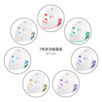Cross-border rechargeable manual touch test led beauty mask colorful photon skin rejuvenation beauty instrument facial mask instrument