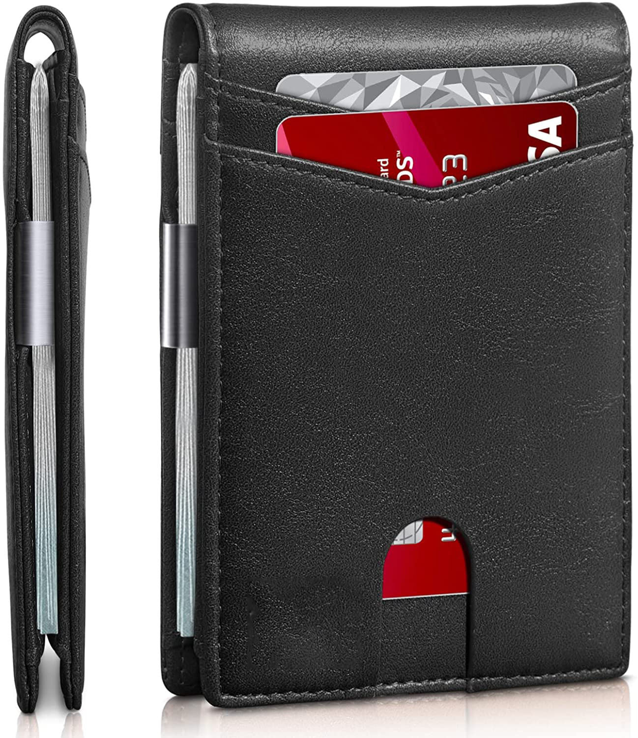 RFID Genuine Leather Card Holder – 12 Card Slots | Aladinae