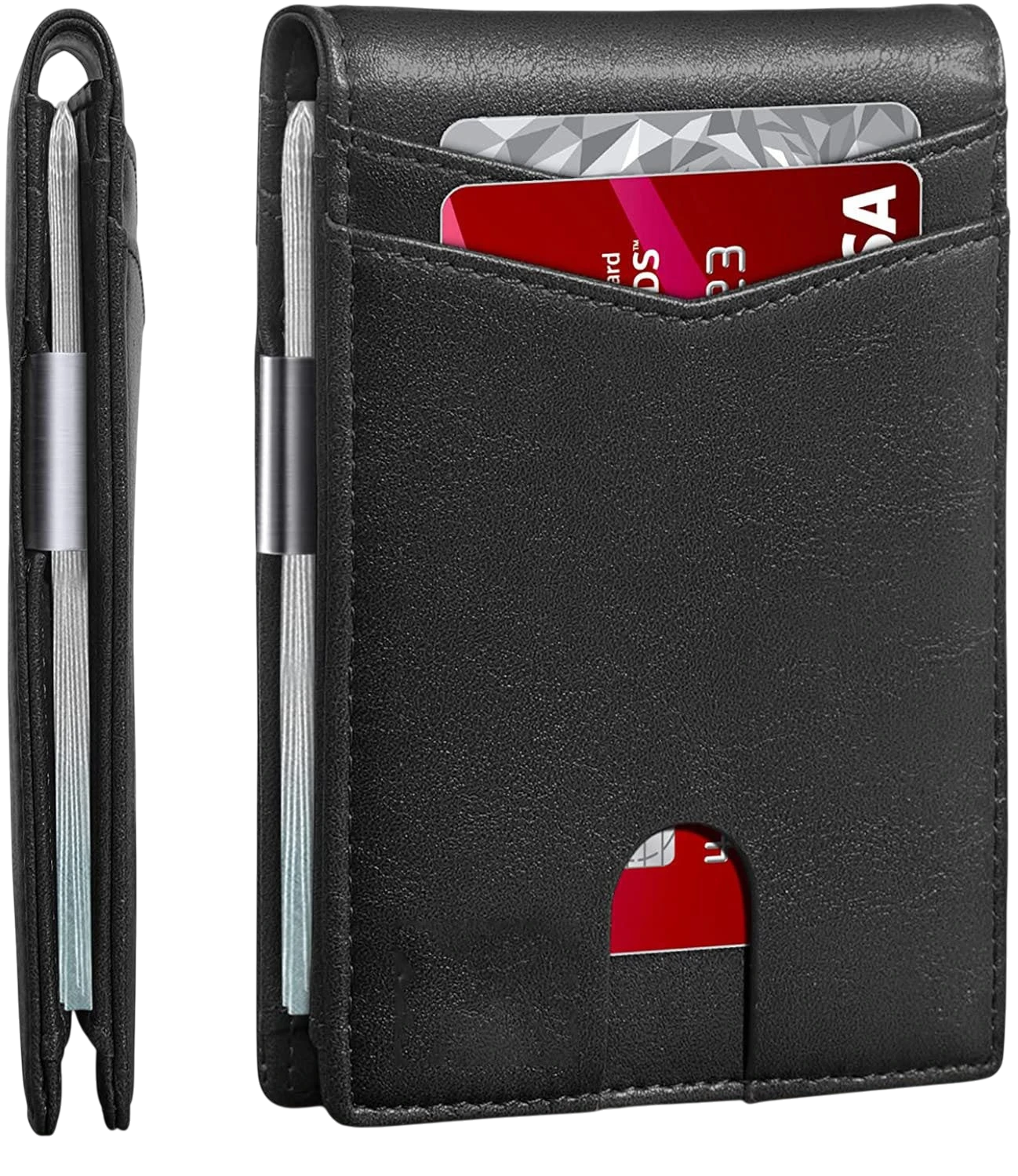 RFID Genuine Leather Card Holder – 12 Card Slots | Aladinae