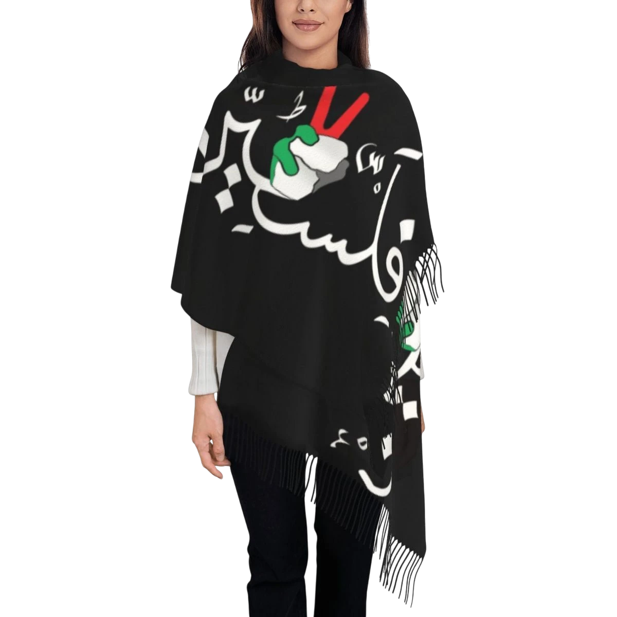 Arabian scarf ethnic style scarf shawl turban prayer scarf A50*180CM