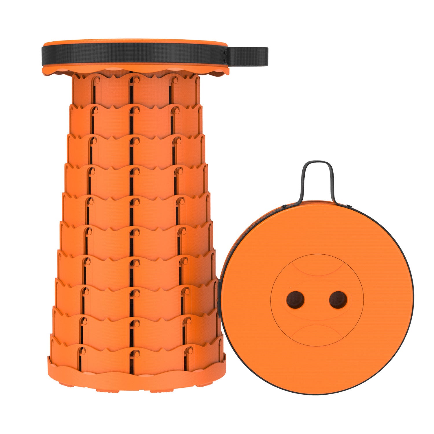 First-hand source of outdoor folding telescopic stool camping fishing portable plastic stool vibrato seagull S leisure adjustable
