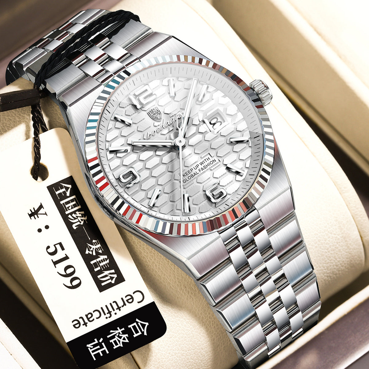 Women's Waterproof Quartz Watch - Luminous Calendar