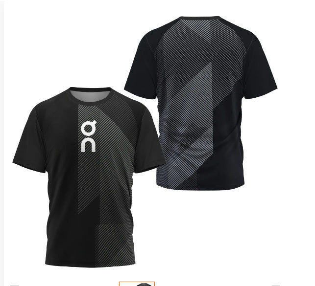 Men's Quick-Dry Mesh T-Shirt - Short Sleeve, Crew Neck