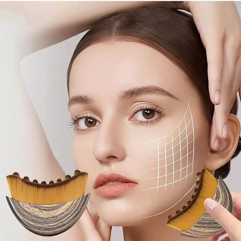 Lymphatic Contour Face Massage Eye and Neck Brush