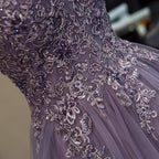 Women's V-Neck Evening Gown with Spaghetti Straps