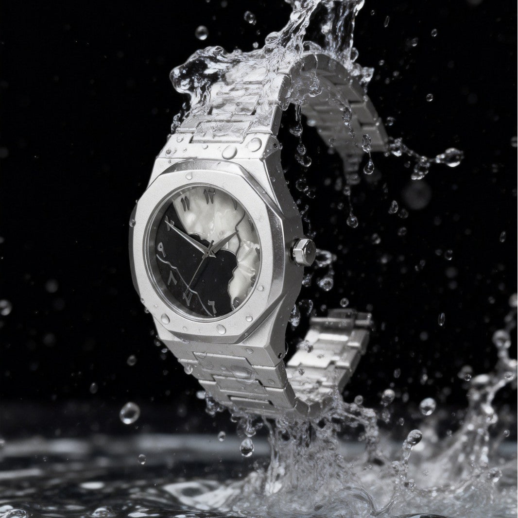 Men's Sports Quartz Watch - Plastic, Waterproof