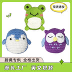 English instruction manual Amazon new product handmade crochet material bag weaving DIY wool making small toy decoration
