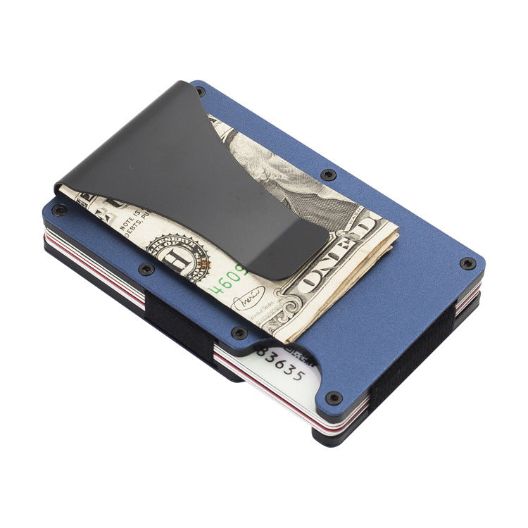 Aluminum Alloy Carbon Fiber Card Holder - RFID Blocking