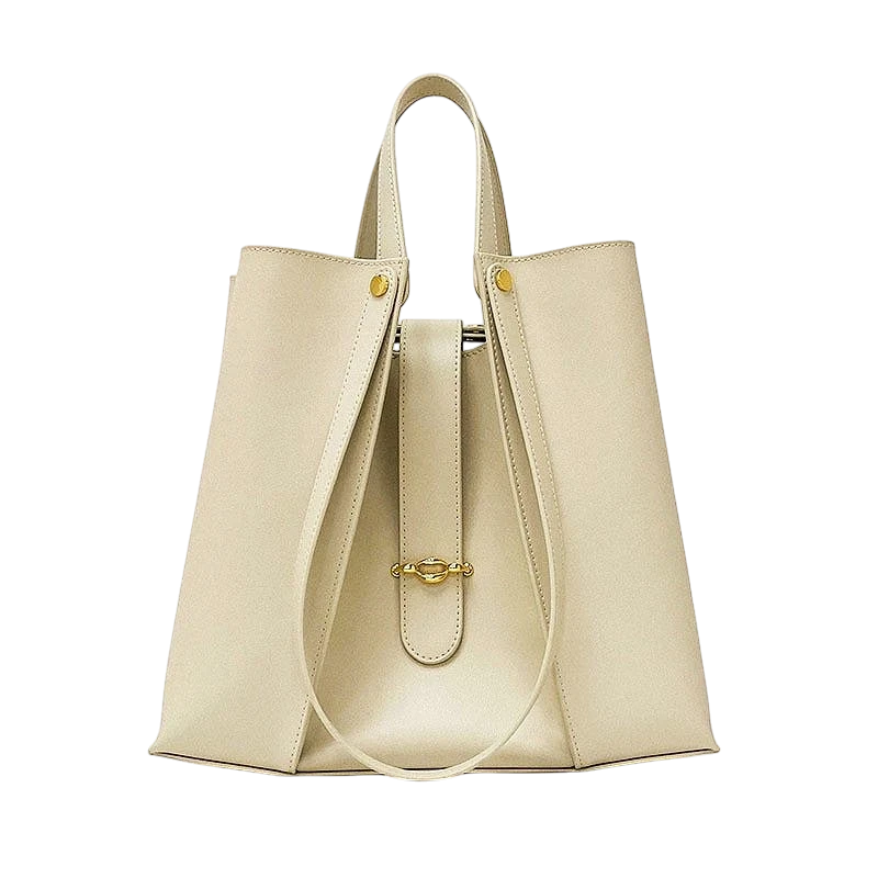 New small cowhide versatile commuter tote bag for women Genuine leather large capacity high-end women's shoulder handbag