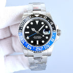 Cross-border GMT-Master II watch with steel band, Submariner, Yacht-Date watch, fully automatic mechanical waterproof watch