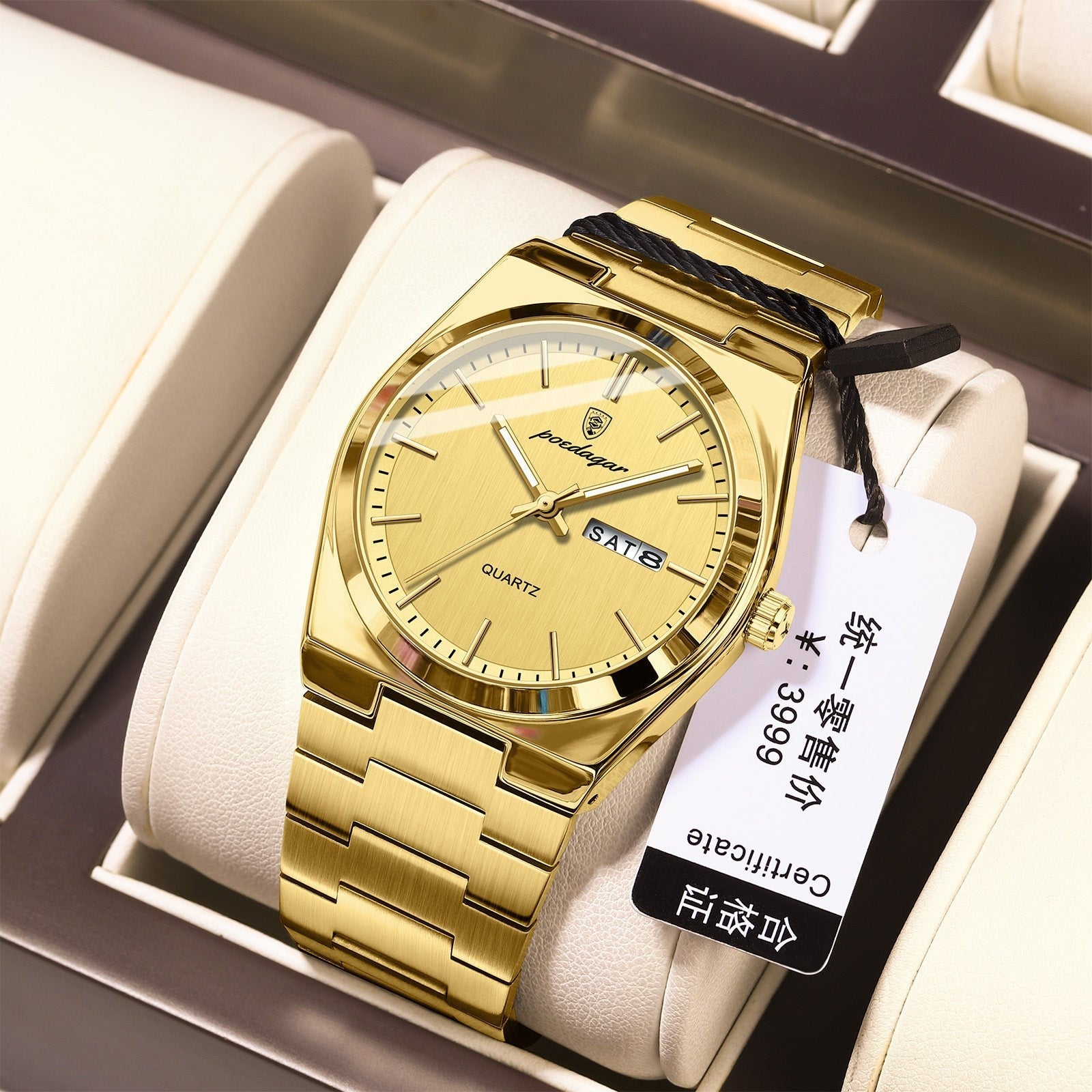 Men's Ultra-Thin Quartz Watch | Aladinae