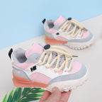 Children's sports shoes, boys' shoes, 2021 new style shoes, popular dad shoes, medium and large children's single shoes, breathable casual shoes