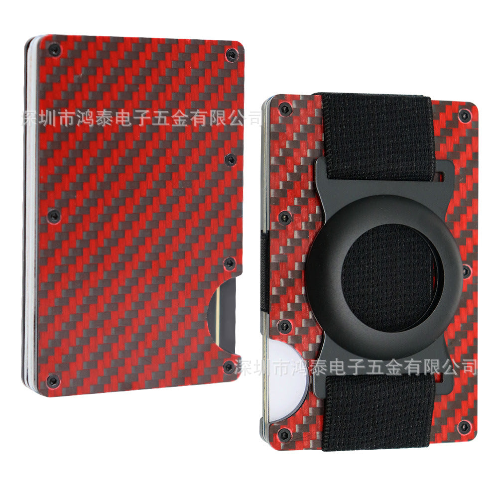 Men's RFID Metal Card Holder – Forged Carbon Design | Aladinae