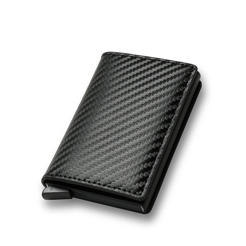 Men's Carbon Fiber Card Holder Wallet - RFID Blocking