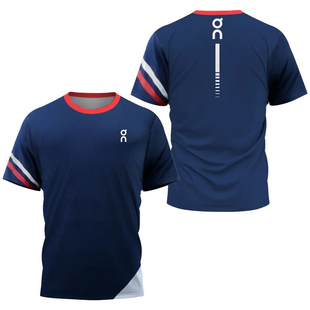 Men's Quick-Dry Mesh T-Shirt - Short Sleeve, Crew Neck