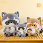 Love Raccoon Doll Plush Toy Cute Children Girl Large Doll Comfort Pillow Doll Birthday Gift