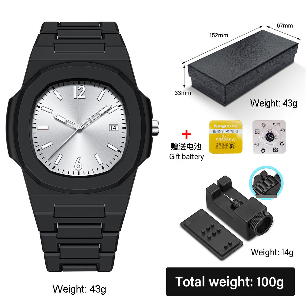Women's Large Dial Candy Color Watch - Plastic Strap