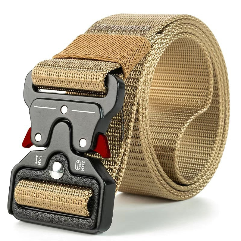 Men's Tactical Nylon Belt – Quick Release | Aladinae