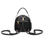 2023 new simple first layer cowhide backpack women's versatile genuine leather multi-layer lightweight high-end small backpack