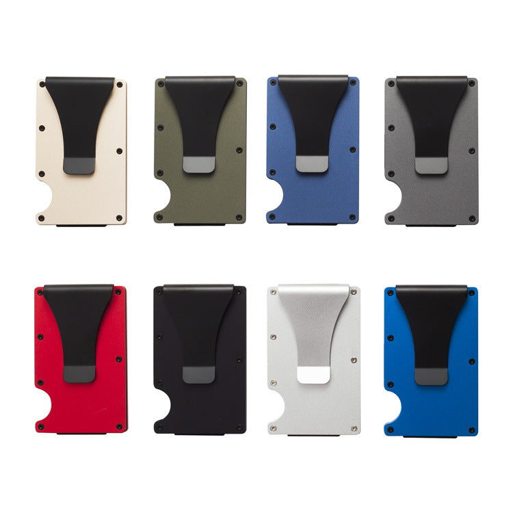Aluminum Alloy Carbon Fiber Card Holder - RFID Blocking
