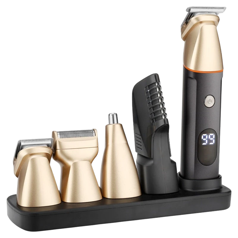 6-in-1 Men's Hair Clipper & Grooming Kit – Waterproof | Aladinae