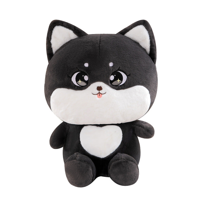 Cute Black Cat Plush Toy Cartoon Doll Toy Sofa Cushion Bed Sleeping Children Girls Gift Wholesale