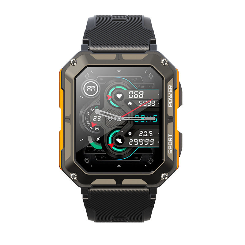 Men & Women's Bluetooth Smart Watch - Waterproof, Square Dial