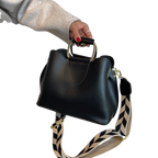 Autumn and winter textured large bag for women 2021 new style fashionable and simple wide shoulder strap women's bag versatile and atmospheric casual mom bag
