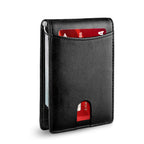 RFID Genuine Leather Card Holder – 12 Card Slots | Aladinae
